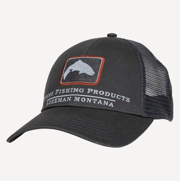Кепка Simms Trout Icon Trucker (; one size; Carbon)